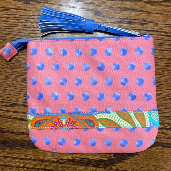 Matilda Jane Polka Dot Cosmetic Make-Up Pouch - Picture 2 of 7